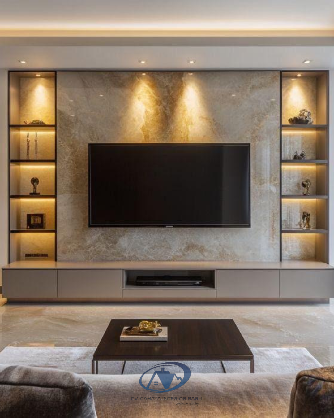 Modern Simplicity Backdrop TV