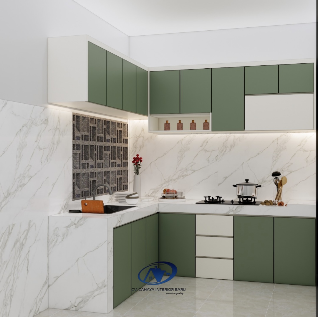 Sage Green Kitchen Set