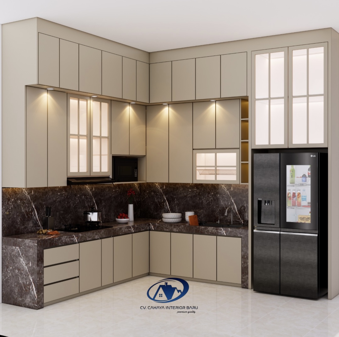 Modern Chic: Dapur Estetik Masa Kini